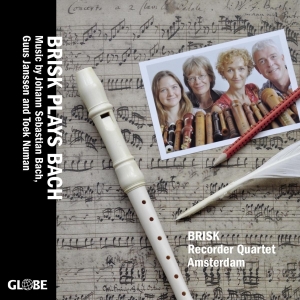 Brisk Recorder Quartet Amsterdam - Brisk Plays Bach i gruppen CD / Klassisk,Annet hos Bengans Skivbutik AB (4047303)