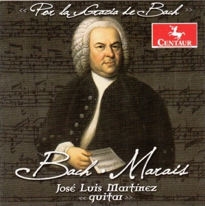 Jose Luis Martinez - Por La Gracia De Bach i gruppen CD / Klassisk,Annet hos Bengans Skivbutik AB (4047427)