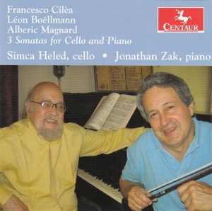 Heled Simca - 3 Sonatas For Cello & Piano i gruppen CD / Klassisk,Annet hos Bengans Skivbutik AB (4048005)