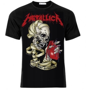 Metallica - Metallica T-Shirt Heart Explosive i gruppen Merchandise hos Bengans Skivbutik AB (4049214)