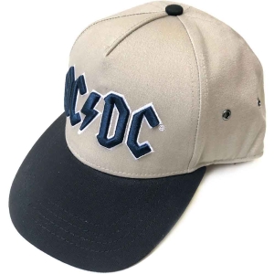 Ac/Dc - Navy Logo Sand/Bl Snapback C i gruppen MERCH / Minsishops-merch / Ac/Dc hos Bengans Skivbutik AB (4049400)