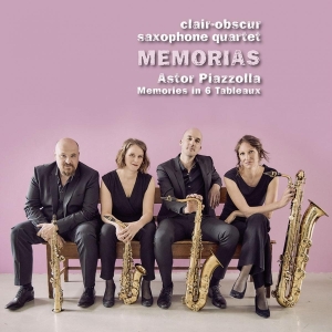 Clair-Obscur Saxophone Quartet - Memorias i gruppen CD / Klassisk,Annet hos Bengans Skivbutik AB (4050016)