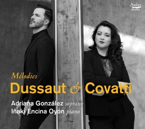 Adriana Gonzalez - Dussaut & Covatti: Melodies i gruppen CD / Klassisk,Annet hos Bengans Skivbutik AB (4050765)