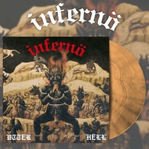 Infernö - Utter Hell (Beer/Black Marble Vinyl i gruppen VINYL / Metal/ Heavy metal hos Bengans Skivbutik AB (4055297)