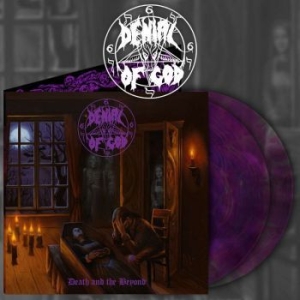 Denial Of God - Death And The Beyond (Purple Marble i gruppen VINYL / Dansk Musikkk,Metal hos Bengans Skivbutik AB (4055302)