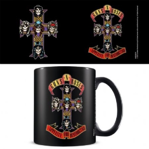 Guns N' Roses - Guns N' Roses (Appetite Cross) Black Mug i gruppen CDON - Exporterade Artiklar_Manuellt / Merch_CDON_exporterade hos Bengans Skivbutik AB (4063702)