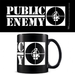 Public Enemy - Public Enemy (Crosshairs Logo) Black Mug i gruppen MK Export CDON Merch hos Bengans Skivbutik AB (4063703)