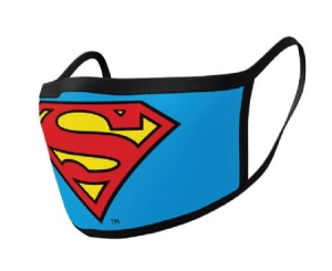 Superman - Superman (Logo) Face mask (2-pack) i gruppen MK Export CDON Merch hos Bengans Skivbutik AB (4063968)