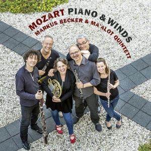 Markus & Ma'alot Quintett Becker - Mozart, Piano & Winds i gruppen CD / Klassisk,Annet hos Bengans Skivbutik AB (4066337)