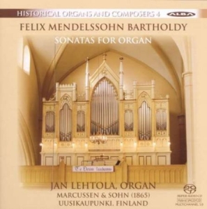 Felix Mendelssohn - Sonatas For Organ i gruppen Musikk / SACD / Klassisk hos Bengans Skivbutik AB (4066918)