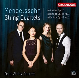 Mendelssohn Felix - String Quartets, Vol. 2 i gruppen VI TIPSER / Julegavetips CD hos Bengans Skivbutik AB (4071361)