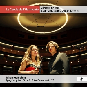 Degand Stephanie-Marie / Jérémie Rhorer - Brahms: Symphonie No.1  Op.68 / Violin Concerto Op.77 i gruppen CD / Klassisk,Annet hos Bengans Skivbutik AB (4073034)