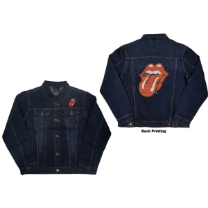 Rolling Stones - Classic Tongue Uni Denim Jacket: i gruppen MERCHANDISE / Merch / Pop-Rock hos Bengans Skivbutik AB (4073855r)