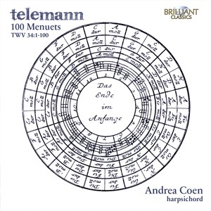 Telemann Georg Philipp - 100 Menuets Twv 34:1-100 i gruppen Externt_Lager / Naxoslager hos Bengans Skivbutik AB (4073966)