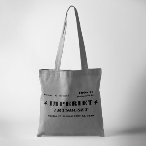 Imperiet - Tote bag Fryshuset Grå i gruppen MK Export CDON Merch hos Bengans Skivbutik AB (4078656)