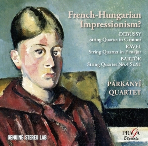 Parkanyi Quartet - French-Hungarian Impressionism? i gruppen CD / Klassisk,Annet hos Bengans Skivbutik AB (4080402)