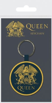 Queen - Queen (Crest) Woven Keychain i gruppen CDON - Exporterade Artiklar_Manuellt / Merch_CDON_exporterade hos Bengans Skivbutik AB (4082054)