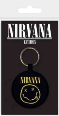 Nirvana - Nirvana (Smiley) Woven Keychain i gruppen CDON - Exporterade Artiklar_Manuellt / Merch_CDON_exporterade hos Bengans Skivbutik AB (4082057)