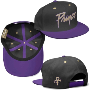 Prince - Gold Logo & Symbol Purp/Bl Snapback C i gruppen MERCHANDISE / Merch / RnB-Soul hos Bengans Skivbutik AB (4086512)