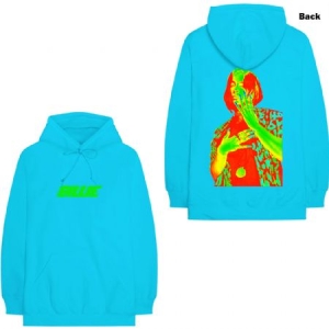 Billie Eilish - Billie Eilish Unisex Pullover Hoodie : Thermal Photo (Back Print) i gruppen CDON - Exporterade Artiklar_Manuellt / T-shirts_CDON_Exporterade hos Bengans Skivbutik AB (4086519r)