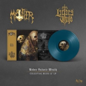 Lucifers Child / Mystifier - Under Satans Wrath (Blue Vinyl Lp) i gruppen VINYL / Metal/ Heavy metal hos Bengans Skivbutik AB (4088164)