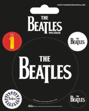 Beatles - The Beatles (Black) Vinyl Sticker Pack i gruppen MK Export CDON Merch hos Bengans Skivbutik AB (4088257)