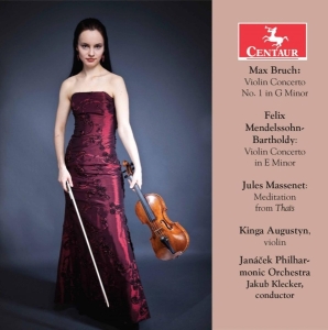 Kinga Augustyn - Bruch, Mendelssohn & Massenet: Violin Works i gruppen CD / Klassisk,Annet hos Bengans Skivbutik AB (4109490)