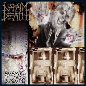 Napalm Death - Enemy Of The Music Business (Red Vi i gruppen VINYL / Metal/ Heavy metal hos Bengans Skivbutik AB (4111918)