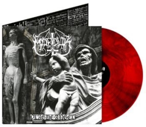 Marduk - Plague Angel (Red Marbled Vinyl Lp) i gruppen VINYL / Metal,Svensk FolkeMusikkk hos Bengans Skivbutik AB (4115237)