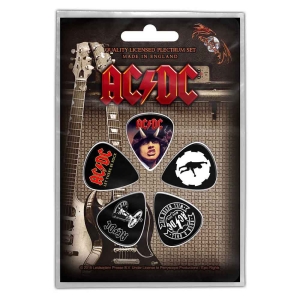 Ac/Dc - Highway/For Those/Let There Plectrum Pac i gruppen MERCH / Minsishops-merch / Ac/Dc hos Bengans Skivbutik AB (4116562)