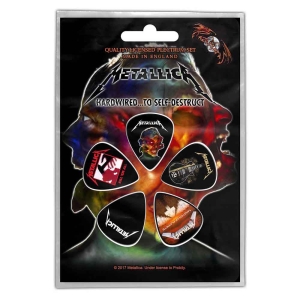 Metallica - Hardwired To Self Destruct Plectrum Pack i gruppen MERCHANDISE / Merch / Metal hos Bengans Skivbutik AB (4116563)