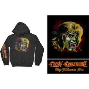 Ozzy Osbourne - UNISEX PULLOVER HOODIE: OZZY DEMON i gruppen MERCHANDISE / Hoodies / Metal hos Bengans Skivbutik AB (4129693r)