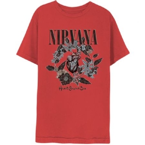 Nirvana - Heart-Shaped Box Red T-Shirt i gruppen MERCHANDISE / T-shirt / Pop-Rock hos Bengans Skivbutik AB (4130281r)