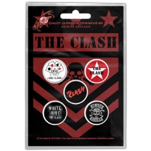 Clash - The Clash Button Badge Pack : London Calling i gruppen Merch Nyheter hos Bengans Skivbutik AB (4130340)