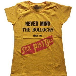 Sex Pistols - The Sex Pistols Ladies T-Shirt : Never Mind The Bollocks Original Album i gruppen Minishops / Sex Pistols hos Bengans Skivbutik AB (4132155r)