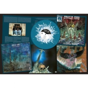 Manilla Road - Atlantis Rising (Blue/White Splatte i gruppen VINYL / Metal/ Heavy metal hos Bengans Skivbutik AB (4132267)