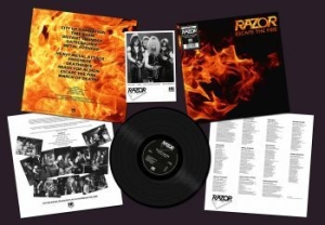 Razor - Escape The Fire (Black Vinyl Lp) i gruppen VINYL / Metal/ Heavy metal hos Bengans Skivbutik AB (4132270)