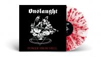 Onslaught - Power From Hell (White/Red Splatter i gruppen VINYL / Metal hos Bengans Skivbutik AB (4133804)