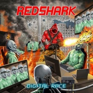 Redshark - Digital Race (Red) i gruppen VINYL / Metal/ Heavy metal hos Bengans Skivbutik AB (4136475)