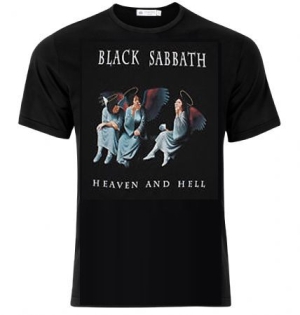 Black Sabbath - Black Sabbath T-Shirt Heaven And Hell i gruppen Merchandise hos Bengans Skivbutik AB (4136855)