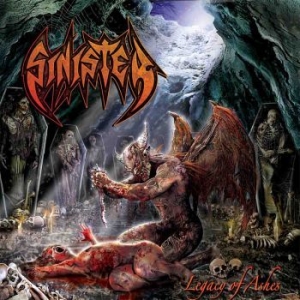 Sinister - Legacy Of Ashes (Clear/Orange/Blue i gruppen VINYL / Metal/ Heavy metal hos Bengans Skivbutik AB (4139274)