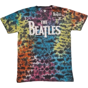 The Beatles - Drop T Logo Uni Grey Dip-Dye i gruppen MERCH / T-Shirt / Rockoff_Nya April24 hos Bengans Skivbutik AB (4140405r)