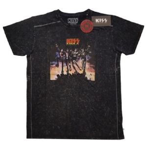 Kiss - Kiss Unisex Snow Wash T-Shirt : Destroyer i gruppen CDON - Exporterade Artiklar_Manuellt / T-shirts_CDON_Exporterade hos Bengans Skivbutik AB (4140619r)