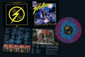 Stallion - Rise And Ride (Purple/Blue Splatter i gruppen VINYL / Metal hos Bengans Skivbutik AB (4140880)