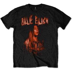 Billie Eilish - Spooky Logo Uni Bl i gruppen MERCH / T-Shirt / Rockoff_Nya April24 hos Bengans Skivbutik AB (4141062r)