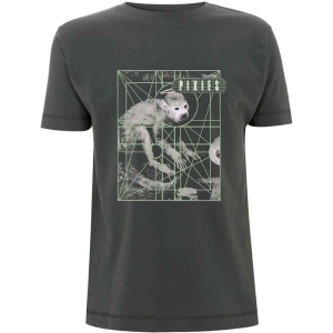 Pixies - Monkey Grid Uni Char T-Shirt i gruppen MERCHANDISE / T-shirt / Pop-Rock hos Bengans Skivbutik AB (4141170r)