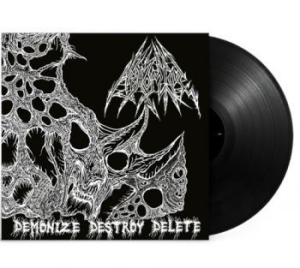 Abhomine - Demonize Destroy Delete (Black Viny i gruppen VINYL / Metal/ Heavy metal hos Bengans Skivbutik AB (4143452)