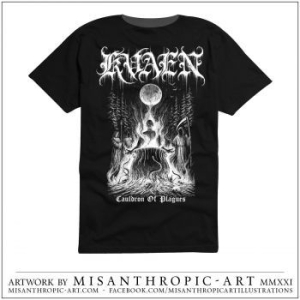 Kvaen - T/S Cauldron Of Plagues (S) i gruppen MERCHANDISE / Merch / Metal hos Bengans Skivbutik AB (4145958)