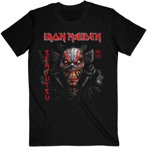 Iron Maiden - Senjutsu Back Cover Vertical Logo Uni Bl i gruppen MERCHANDISE / T-shirt / Metal hos Bengans Skivbutik AB (4153293r)