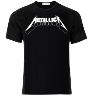 Metallica - Metallica T-Shirt Black with Logo i gruppen Merchandise hos Bengans Skivbutik AB (4156078)